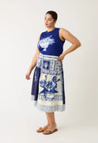 Nancybird | Coco Pintuck Skirt | Lyon Tile