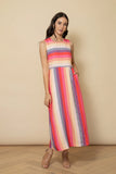 Frock Me Out | Sleeveless Shapeshifter Maxi Dress | Miami Stripe