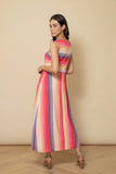 Frock Me Out | Sleeveless Shapeshifter Maxi Dress | Miami Stripe