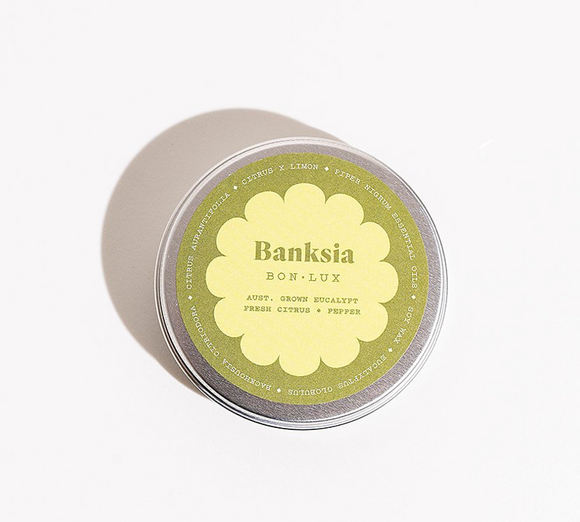 Bon Lux | Travel Tin Candle | Banksia