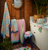 Sage x Clare | Tishy Waffle Bath Sheet | Hydrangea