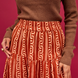 Sage x Clare | Fidel Midi Skirt