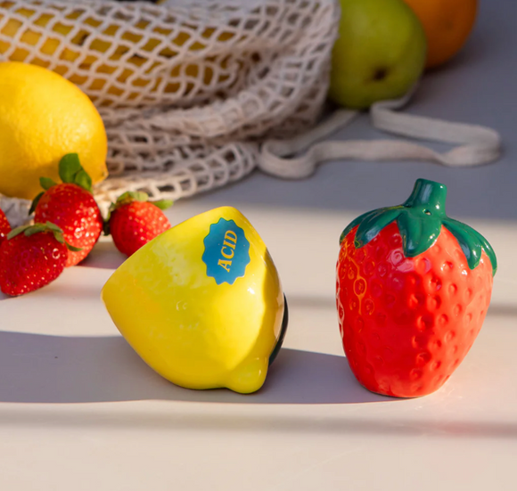 DOIY | Farmers Market S & P | Strawberry + Lemon Shakers