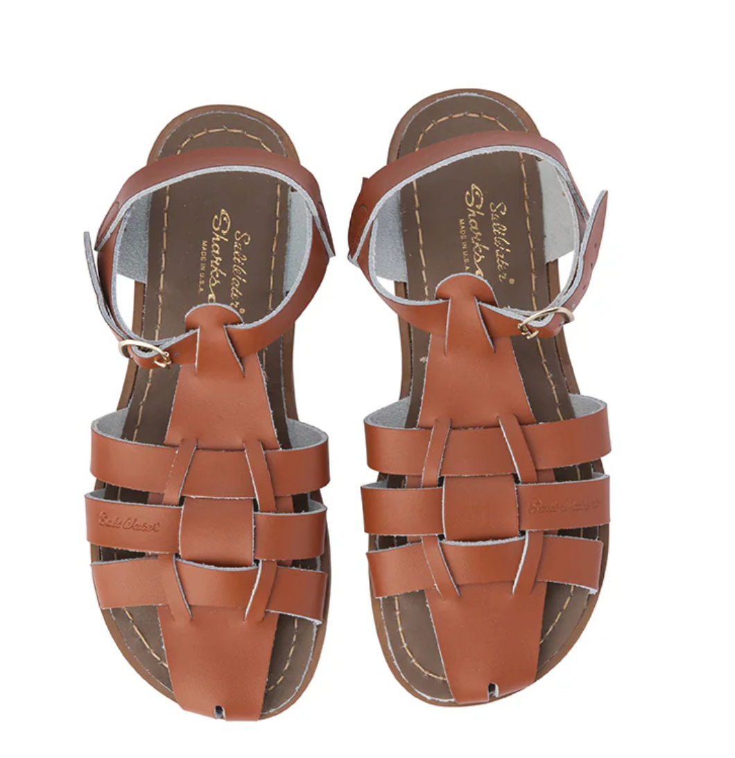 Salt Water Sandals | Shark | Tan – Corner Store Merchants