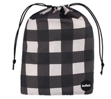 Kollab | Fringed Tablecloth | Black + White Check