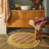 Sage x Clare | Jarita Bath Mat | Mauve