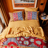 Sage x Clare | Thea Cotton Pillowcase Set | Vermillion