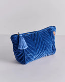 Kip & Co | Velvet Toiletry Bag | Ocean Dreamer