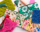 Kip & Co | Velvet Cosmetics Purse| Ocean Dreamer