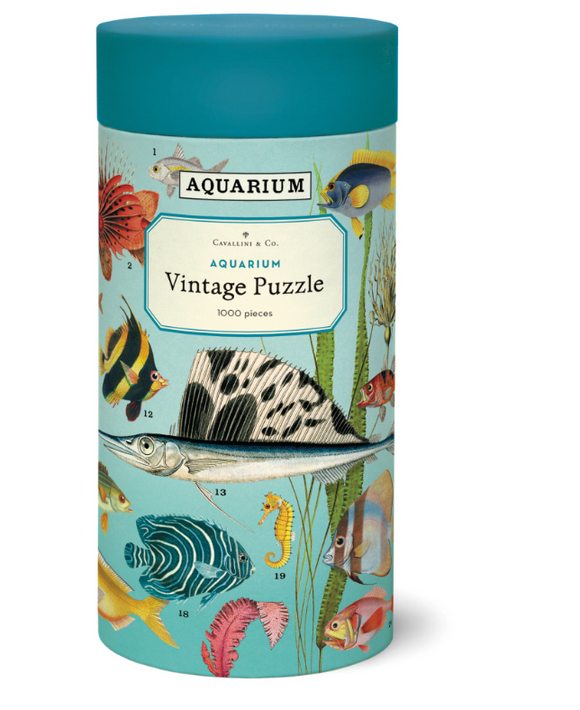 Cavallini 1000 Piece Puzzle | Aquarium