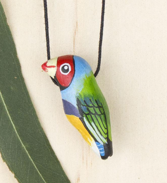 Songbird | Gouldian Finch Whistle Necklace
