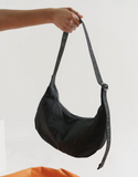 Baggu | Medium Nylon Crescent Bag | Black