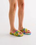 Kip & Co | Quilted Velvet Adult Slippers | Florida Tartan
