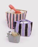 Baggu | Go Pouch | Candy Shop Stripes