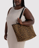 Baggu | Large Nylon Reversible Tote | Leopard Mix