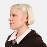 Chunks | Classic Headband | Olive Checker