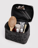Baggu | Large Cosmetic Case | Charcoal Ditsy Floral