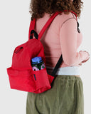 Baggu | Medium Nylon Backpack | Candy Apple