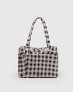 Baggu | Small Cloud Carry-On | Black & White Gingham