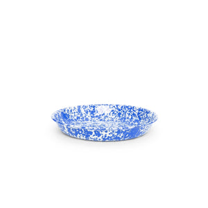 Crow Canyon | Splatter Enamelware | Pasta Plate | Blue