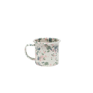 Crow Canyon | Catalina Enamelware 12oz Mug | Mint Hibiscus