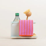 Sophie Home | Reusable Striped Dishcloths | Pink