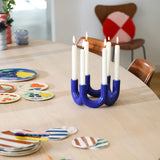 &Klevering | Candle Holder  Churros | Blue