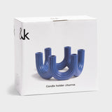 &Klevering | Candle Holder  Churros | Blue
