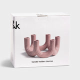 &Klevering | Candle Holder Churros | Pink