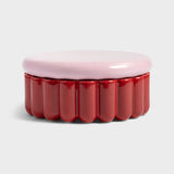 &Klevering | Charlo Storage Jar | Burgundy