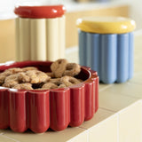 &Klevering | Charlo Storage Jar | Burgundy