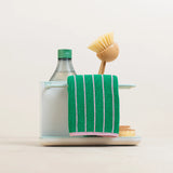 Sophie Home | Reusable Striped Dishcloths | Green