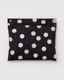 Baggu | Cloud Carry-On | Black And Cream Polka Dot