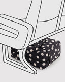 Baggu | Small Cloud Carry-On | Black And Cream Polka Dot