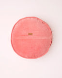 Kip & Co | Velvet Pea Cushion | Peach Blossom