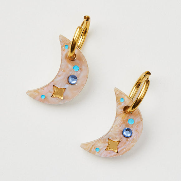 Martha Jean | Moon Night Earrings