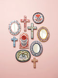 Jones & Co | Samira Mirror | Pink Waves