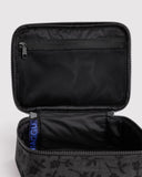 Baggu | Small Cosmetic Case | Charcoal Ditsy Floral