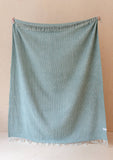 TBCo | Recycled Wool Blanket | Sage Waffle