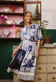 Nancybird | Coco Pintuck Skirt | Lyon Tile