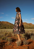 Nancybird | Maja Dress | Watercolour Charcoal
