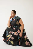 Nancybird | Maja Dress | Watercolour Charcoal