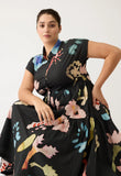 Nancybird | Maja Dress | Watercolour Charcoal