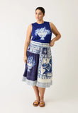 Nancybird | Coco Pintuck Skirt | Lyon Tile