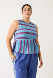 Nancybird | Simpson Top | Raspberry Stripe