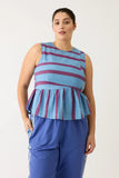 Nancybird | Simpson Top | Raspberry Stripe