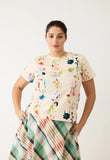 Nancybird | Apollo Tee | Watercolour Cream