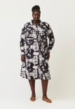 Nancybird | Mera Shirt Dress | Hydrangea Greyscale