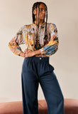 Nancybird | Charlotte Pant  | Steel Blue