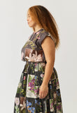 Nancybird | Sabrina Top | Charcoal Floral